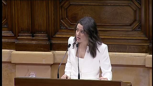 Arrimadas cree que el discurso de Torra es más leña al fuego
