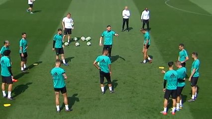 Download Video: El Madrid prepara el encuentro de mañana contra el Celta