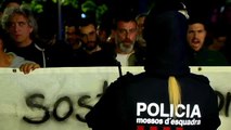 Tensión sin incidentes en Barcelona entre los CDR y los GDR ante la presencia de los Mossos