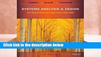 Online Systems Analysis and Design: An Object-Oriented Approach with UML  For Free