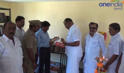 மலை கிராம மக்களுக்கு ரூபாய் 5.5 லட்சம் மதிப்பீட்டில் புதியதாக கட்டப்பட்ட  நூலக கட்டிடம்- வீடியோ