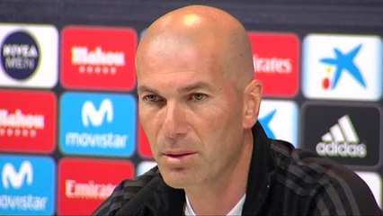 Zidane: "No se puede hablar de fracaso en la Liga"