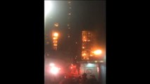 Un espectacular incendio provoca el derrumbe de un rascacielos en Sao Paulo