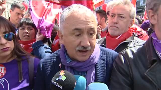Los sindicatos claman en toda España por la mejora de las condiciones laborales