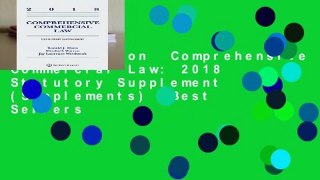 Full version  Comprehensive Commercial Law: 2018 Statutory Supplement (Supplements)  Best Sellers