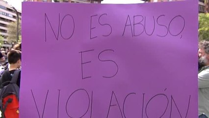 La indignación continúa en las calles de Pamplona tras la sentencia contra 'La Manada'