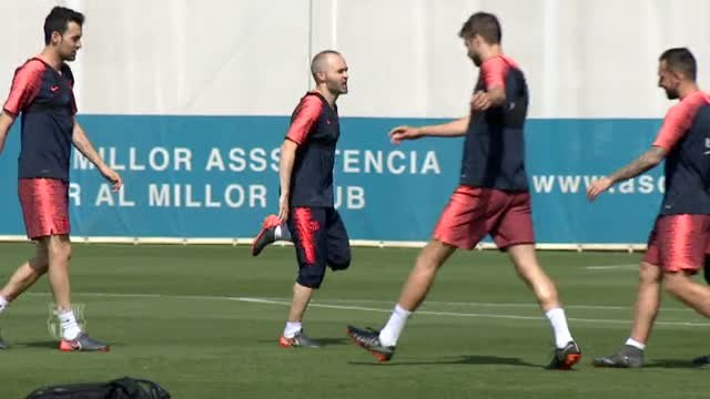 Vuelta a los entrenamientos tras la final de Copa