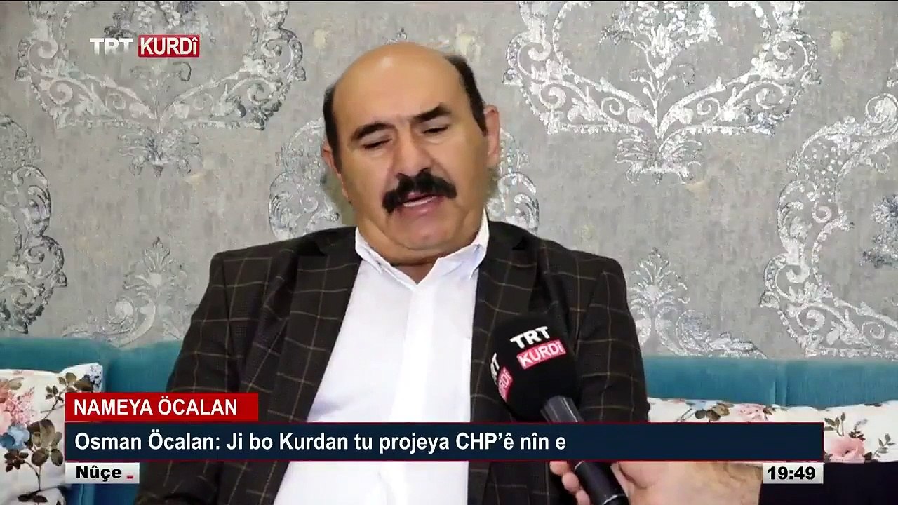Bölücübaşı Öcalan'ın Kardeşi Osman Öcalan TRT'de