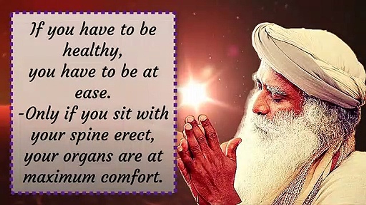Every Day I Do 20 Seconds of Sadhana, I have No Regular Exercise Regimen