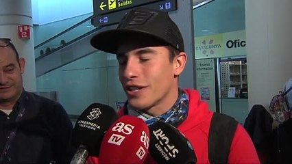 Márquez zanja el asunto Rossi: "Se me da mejor hablar en la pista y es donde hace más efecto"