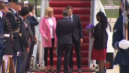 Macron protagoniza la primera visita oficial a EEUU en la era Trump