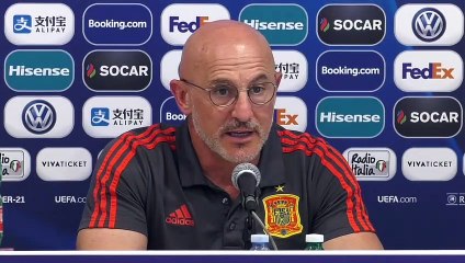 Rueda de Prensa de Luis de la Fuente antes del España-Polonia sub 21