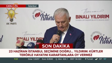 Binali Yıldırım konuşuyor