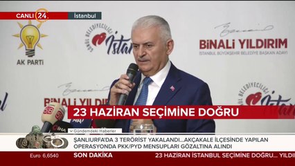 Binali Yıldırım konuşuyor
