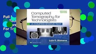 Full E-book Computed Tomography for Technologists: A Comprehensive Text  For Trial