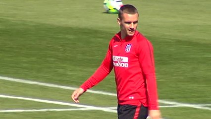 下载视频: Última sesión del Atleti antes de jugar contra la Real