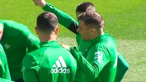 Setién sobre los jugadores del Betis y la feria: 