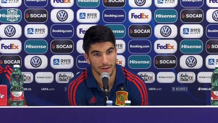 Rueda de Prensa de Junior Firpo y Carlos Soler antes del España-Polonia sub 21