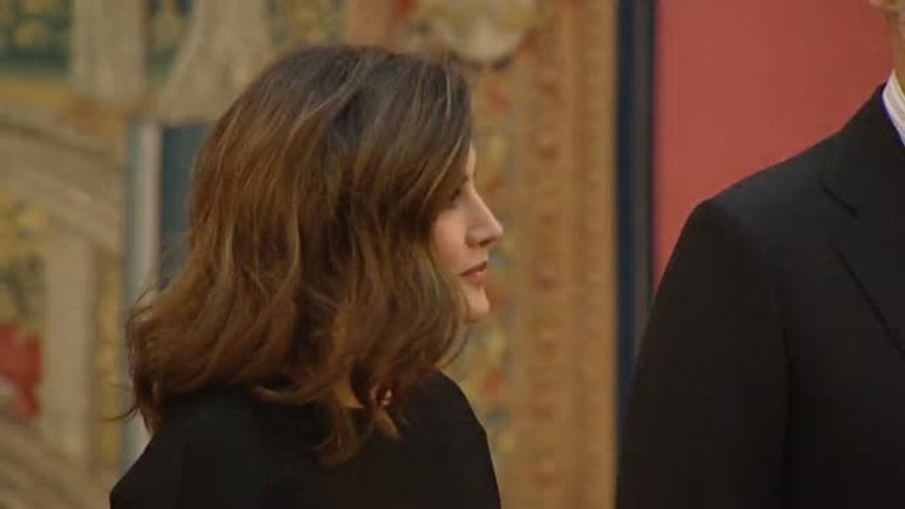 Rebelo de Sousa se despide de Madrid con una recepción en el Palacio Real de El Pardo