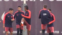 El FC Barcelona prepara el partido frente al Celta de Vigo