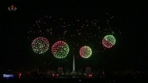 Corea del Norte celebra con fuegos artificiales el 106 aniversario de Kim Il Sung