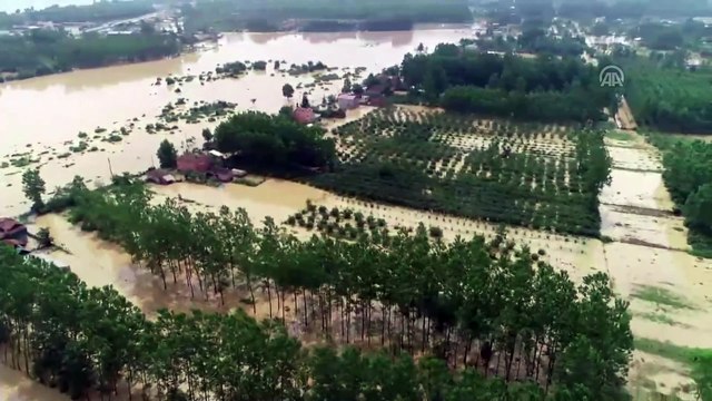 Terme'de sağanak etkili oldu - SAMSUN