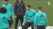 El Real Madrid prepara el partido contra el Málaga