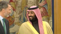 Felipe VI recibe en Zarzuela al príncipe heredero saudí, Mohamed Bin Salman