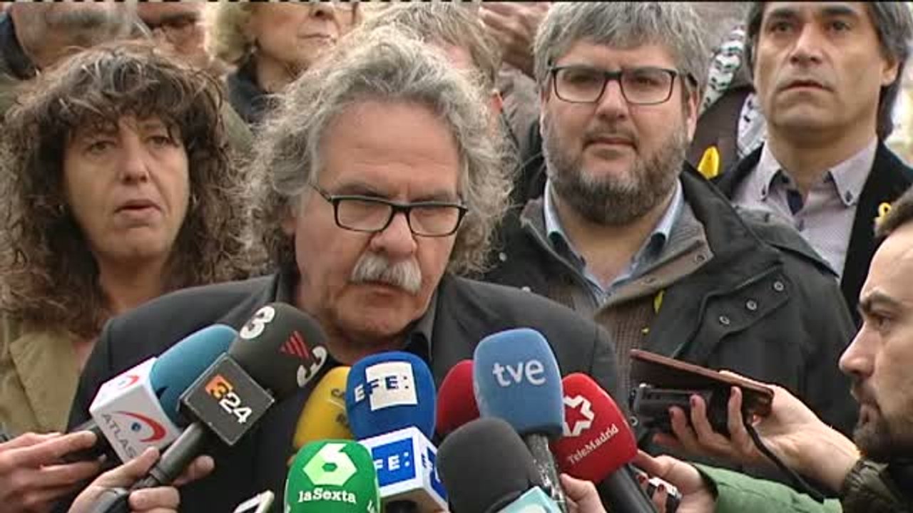 Tardá denuncia el "jaque a la democracia" que supone la imputación de los delitos de terrorismo y rebelión a Carrasco