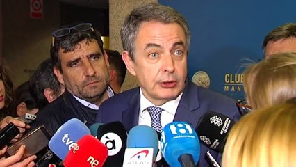 Zapatero: "No se puede pensar que la aplicación del Código Penal pueda resolver un problema político"