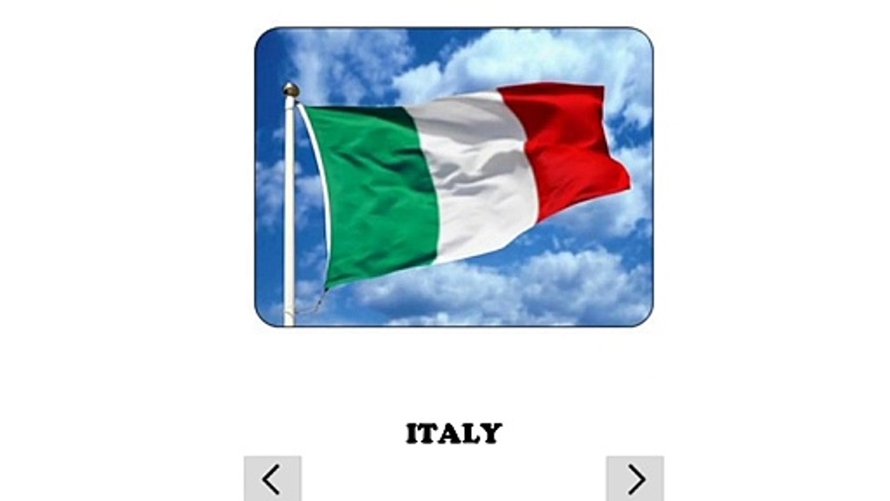 Countries Names,Sounds And Flags For Kids