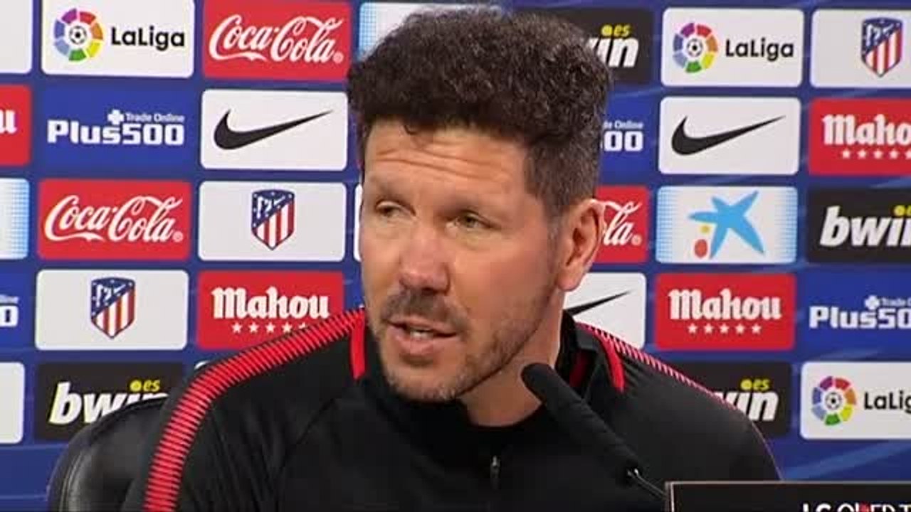 Simeone: "El Madrid tiene la mejor plantilla del mundo"