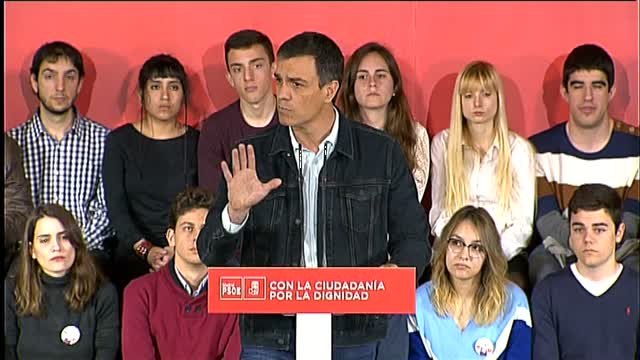 Pedro Sánchez: Cifuentes no haría el máster pero Rivera se está doctorando en cinismo