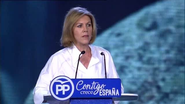 Cospedal: Van a tratar de dejarnos cansados, tocados y heridos pero no lo van a conseguir