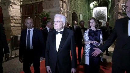 Verona - Mattarella dichiarazione alla Traviata all'Arena (22.06.19)