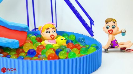 LUKA BABY SPOOKY PRETEND PLAY  Play Doh Cartoons For Kids