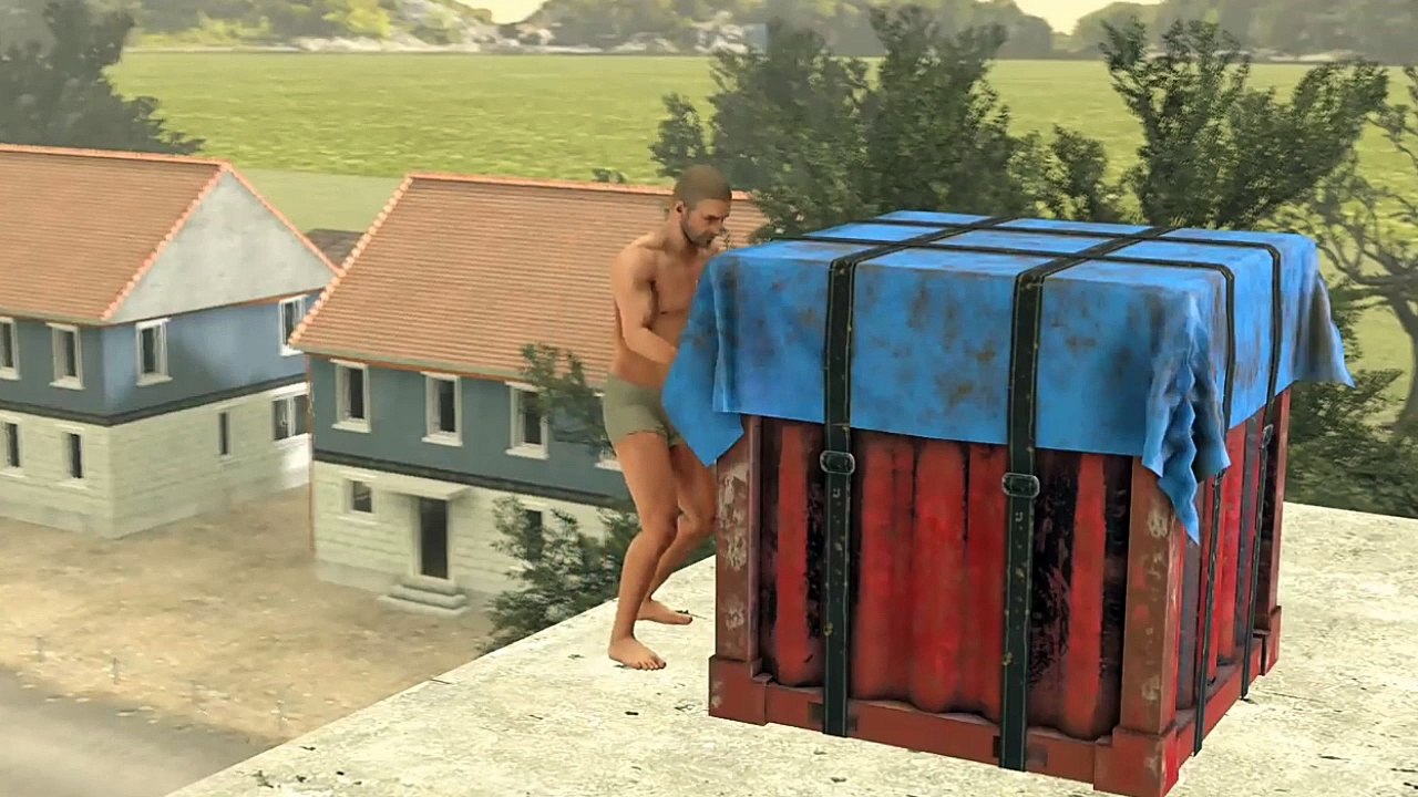 PUBG MOBILE ANIMATION - LOOTING AN AIRDROP