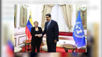 Bachelet se reúne con Maduro en Caracas para abordar la crisis