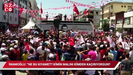 İmamoğlu: Ne bu kıyamet? Kimin malını kimden kaçırıyorsun?