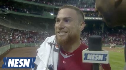 Christian Vazquez On His Walk-Off Home Run, Red Sox Team Chemistry