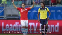 Chile vence a Ecuador, clasifica a cuartos y lidera el Grupo C de la Copa América-2019