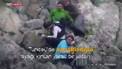Tunceli’de ayağı kırılan vatandaş helikopter ile kurtarıldı