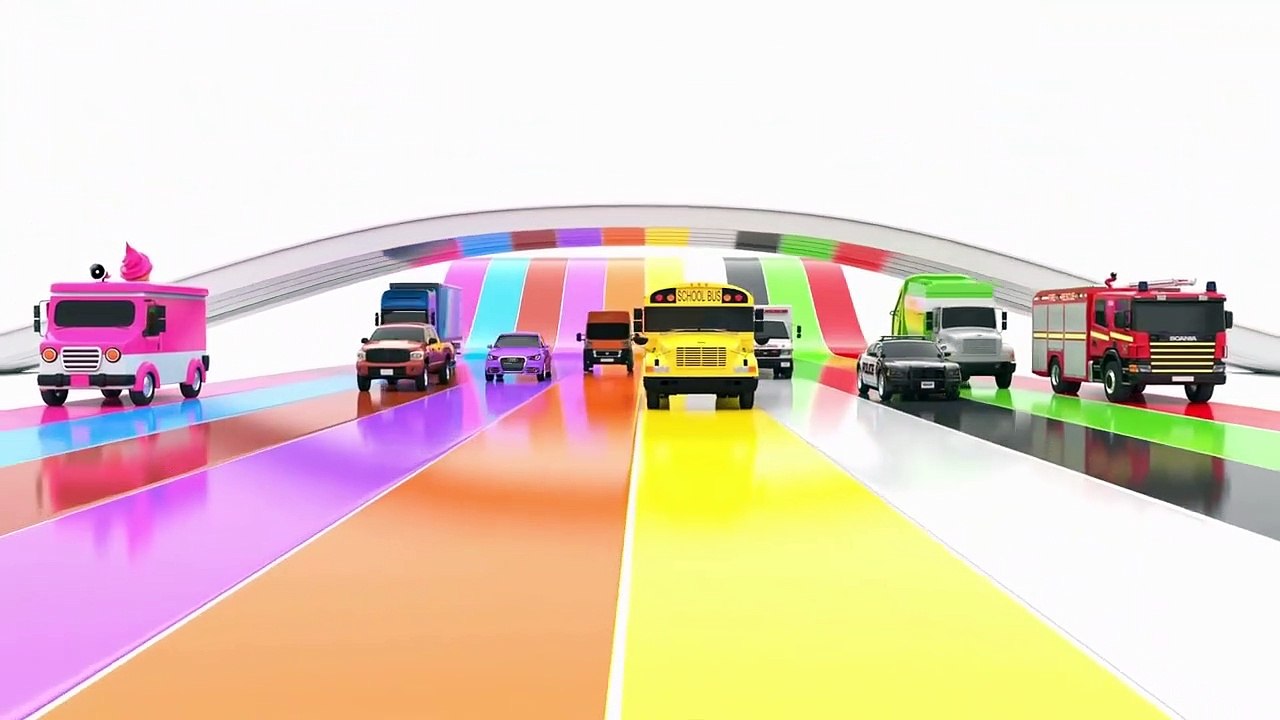 Colors for Children to Learn with Toy Vehicles - Toy Cars for KIDS