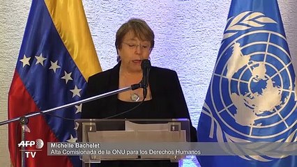 Bachelet llama a liberar a opositores venezolanos presos