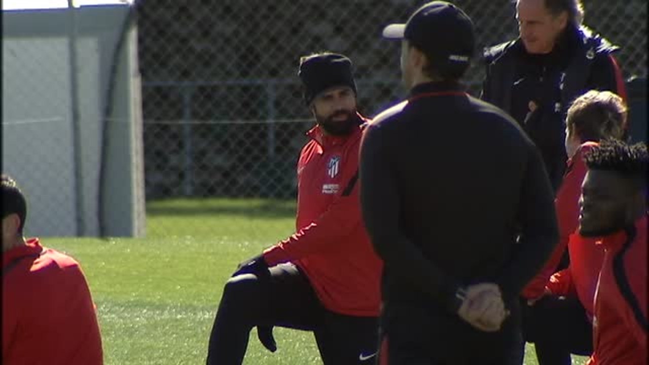Diego Costa se entrena con normalidad