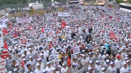 Mahmut Arslan: "İşten atılmalara, sendikalarımızdan istifa etmelere, sürgünlere, tehditlere susacak...