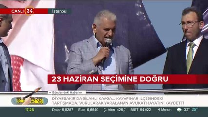 Cumhur İttifakı İBB Başkan Adayı Yıldırım konuşuyor
