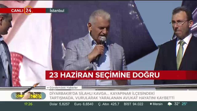 Cumhur İttifakı İBB Başkan Adayı Yıldırım konuşuyor
