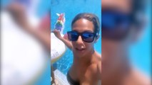 Tamara Gorro disfruta del día de piscina y 'unicornio challenge'
