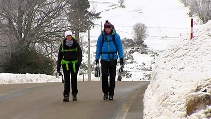 Nieve en El Camino de Santiago